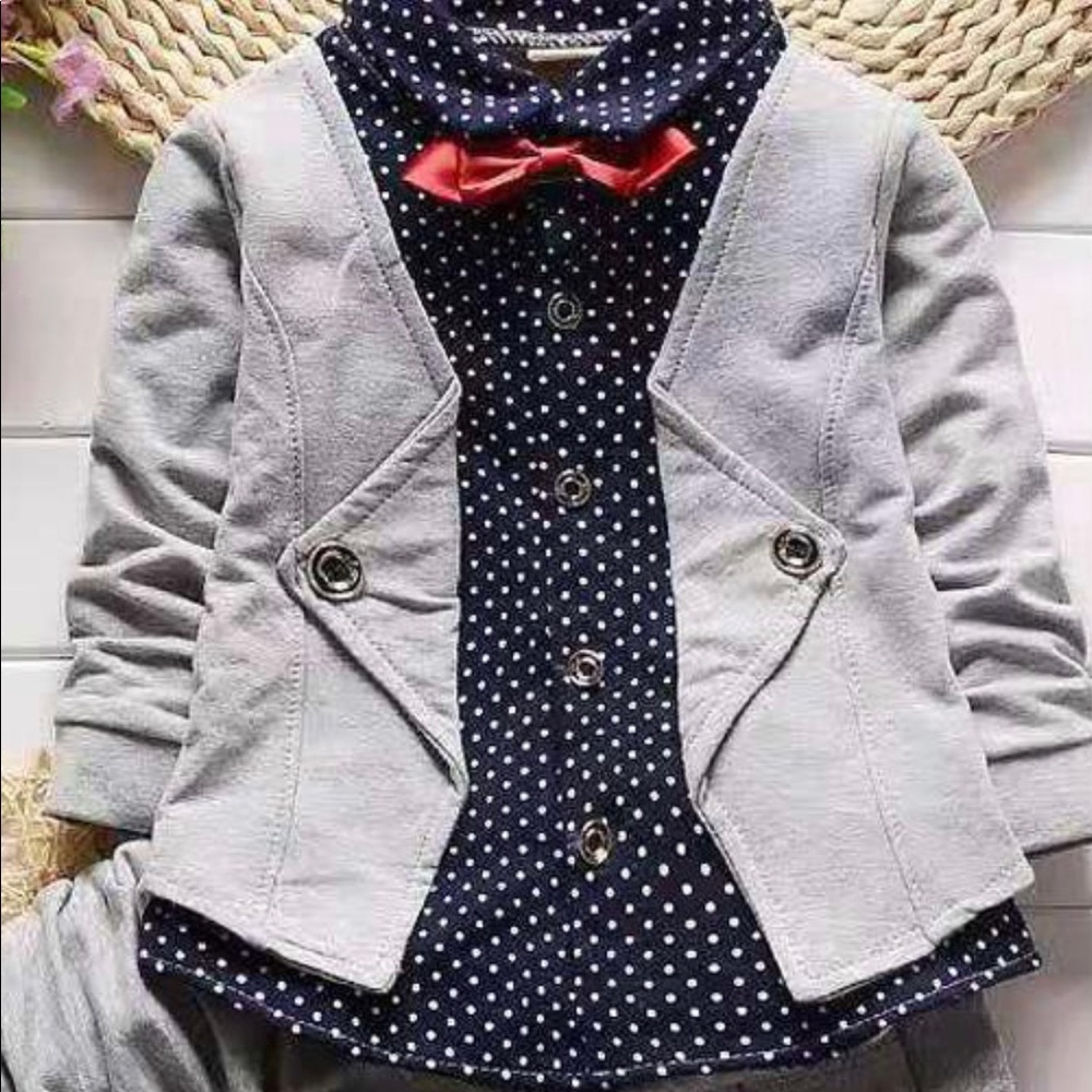 Tuxedo sweat suit
